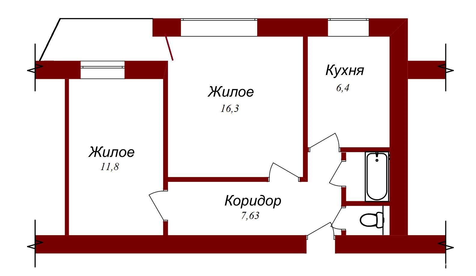 Стоимость продажи квартиры, Пинск, пр-т Жолтовского, д. 47