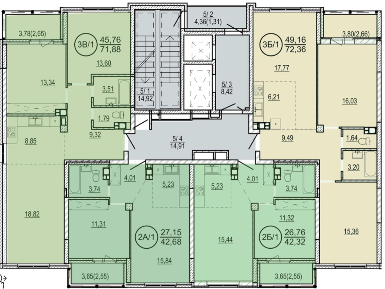 квартира, Минск, ул. Разинская, д. 4, стоимость продажи 281 189 р.