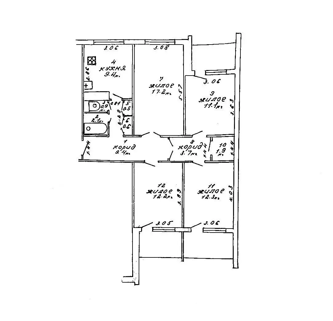 Купить комнату в Бресте, ул. Московская, д. 344/2, цена 28000 BYN, код 7671 - фото 1