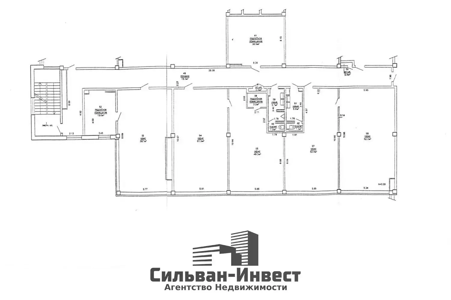 Аренда офиса на ул. Платонова, д. 1/Б в Минске, 2652EUR, код 15562 - фото 22