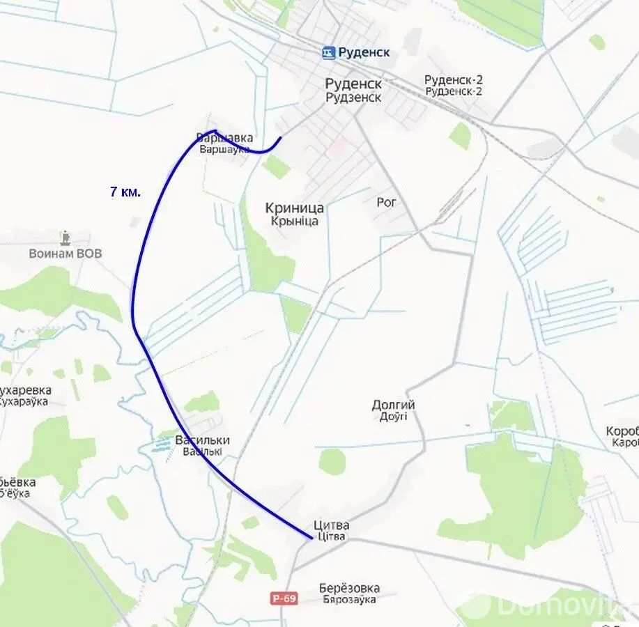 дом, Цитва, ул. Солнечная