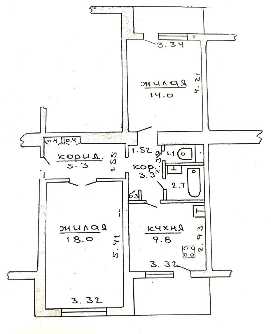 квартира, Фаниполь, ул. Железнодорожная, д. 62