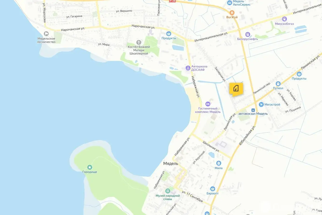 купить дом, Мядель, ул. Заозерная