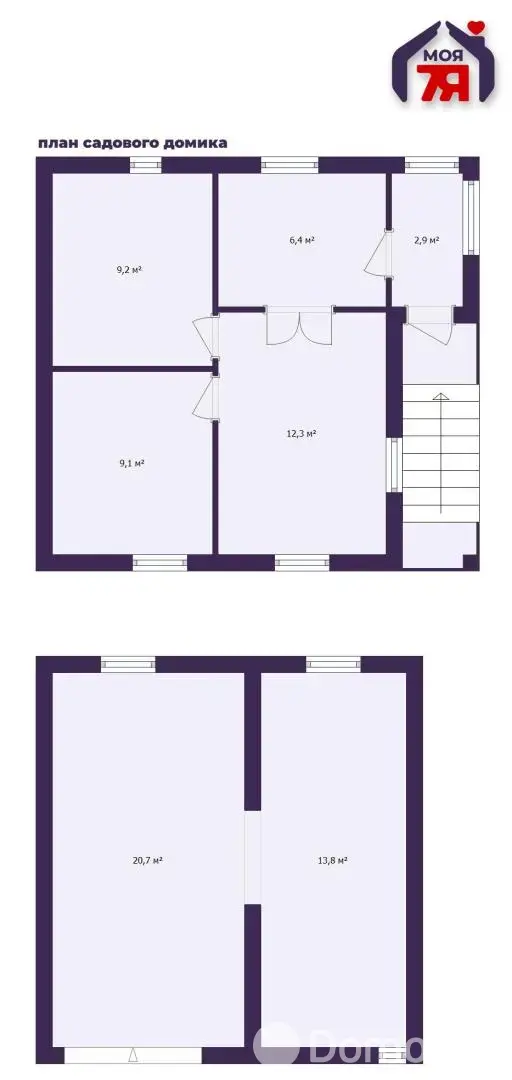 Купить 2-этажную дачу в Тройник Минская область, 14900USD, код 182964 - фото 15