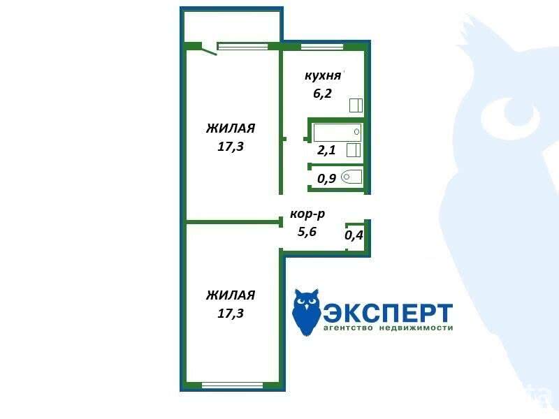 Продажа 2-комнатной квартиры в Минске, ул. Буденного, д. 7/2, 64500 USD, код: 1033382 - фото 2