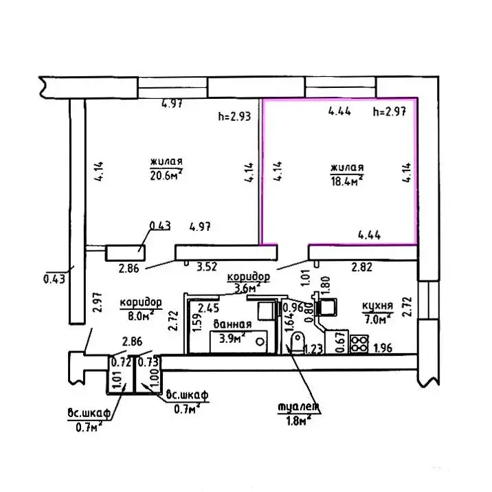 Цена продажи комнаты, Мачулищи, ул. Гвардейская, д. 17
