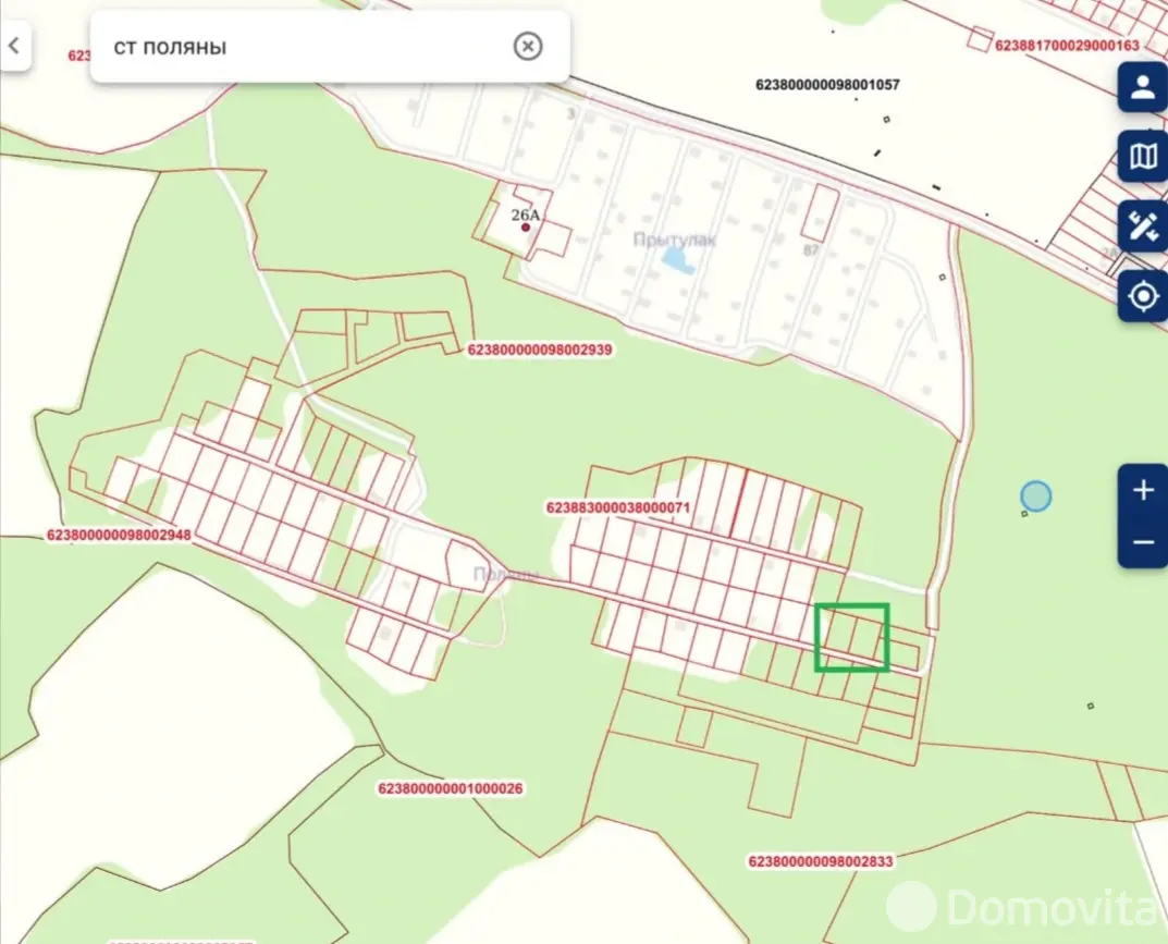 участок, Поляны, без посредников