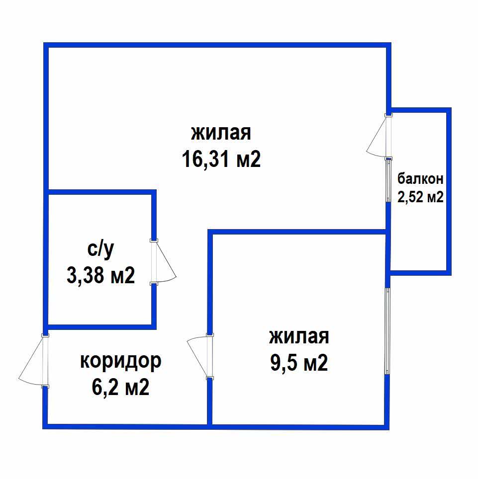 квартира, Колодищи, ул. Лавандовая, д. 4, стоимость продажи 210 242 р.