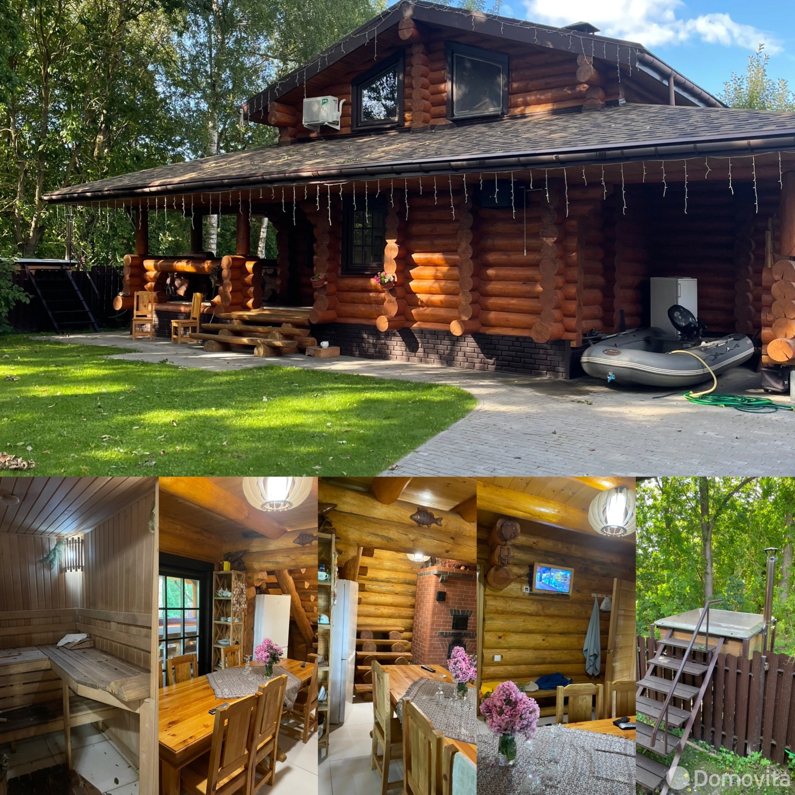  Коттедж Дом с баней у реки на сутки в Студенка , 500BYN, код 1336 - фото 1