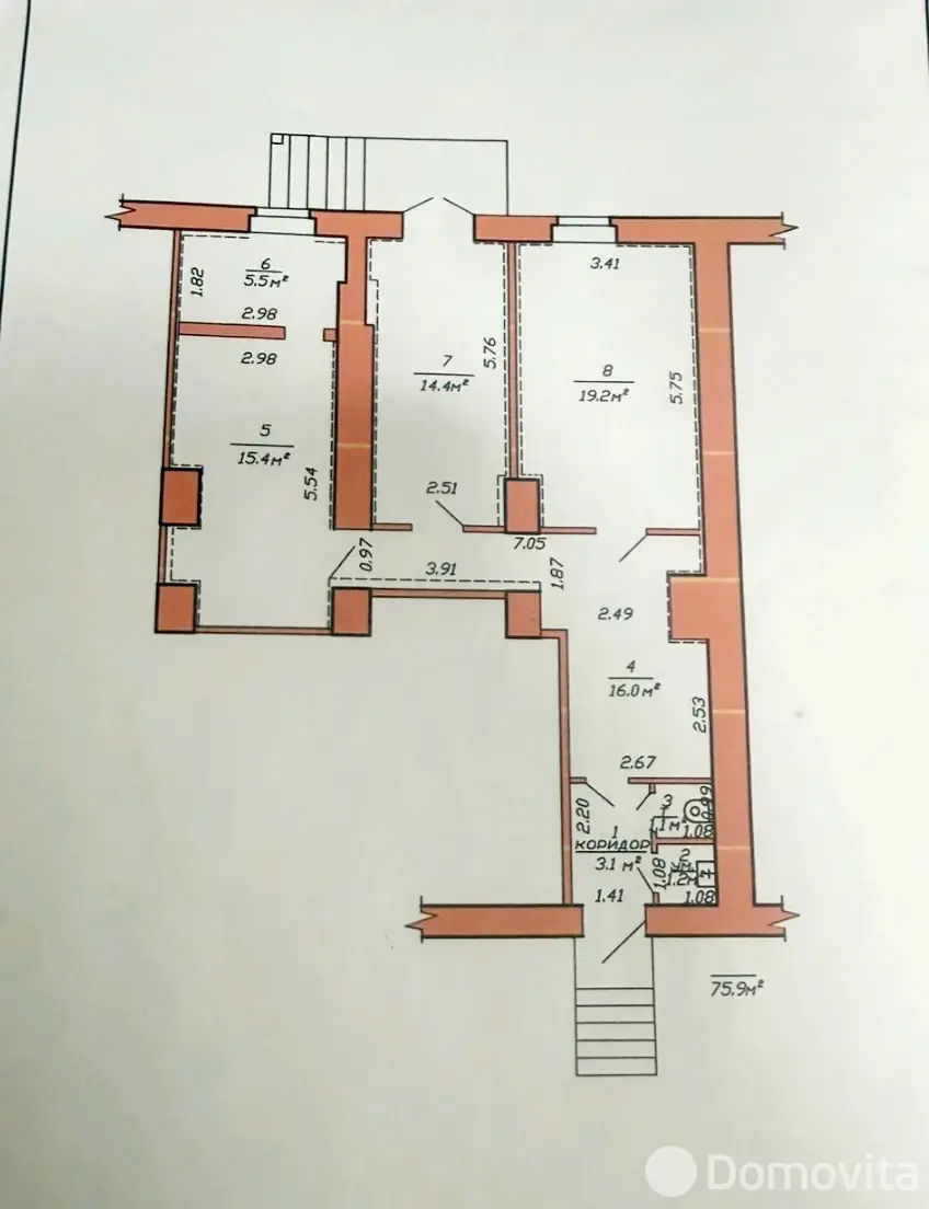 Цена продажи офиса, Витебск, ул. Кирова, д. 7
