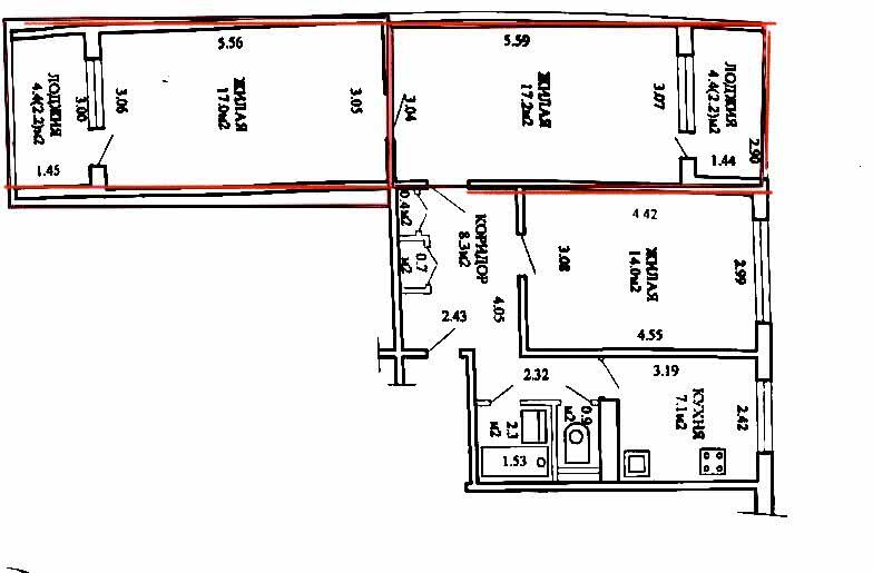 Купить комнату в Минске, пр-т Рокоссовского, д. 49, цена 39800 USD, код 6489 - фото 1