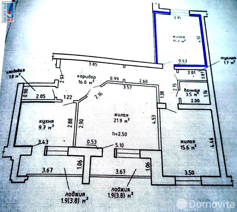 Стоимость продажи комнаты, Логойск, ш. Гайненское, д. 18