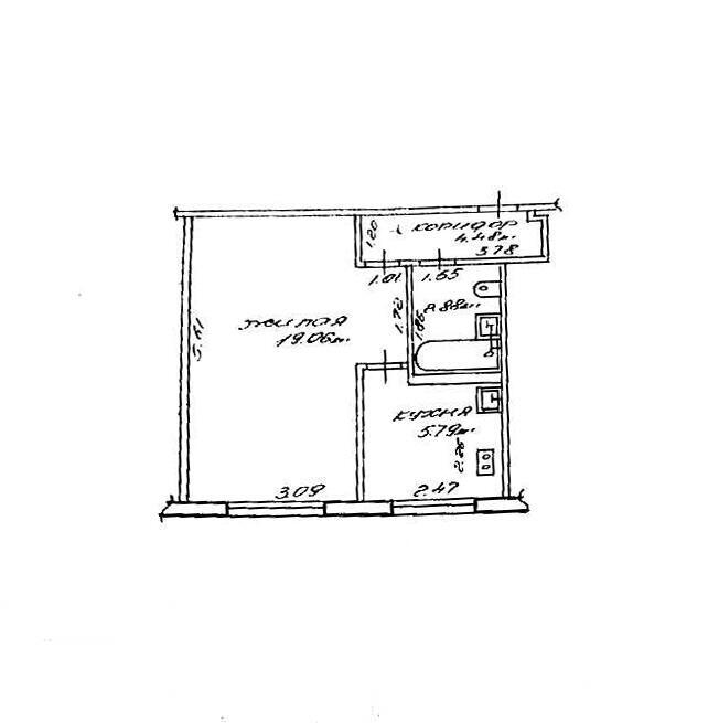 квартира, Гомель, ул. Портовая, д. 8/А, стоимость продажи 98 741 р.