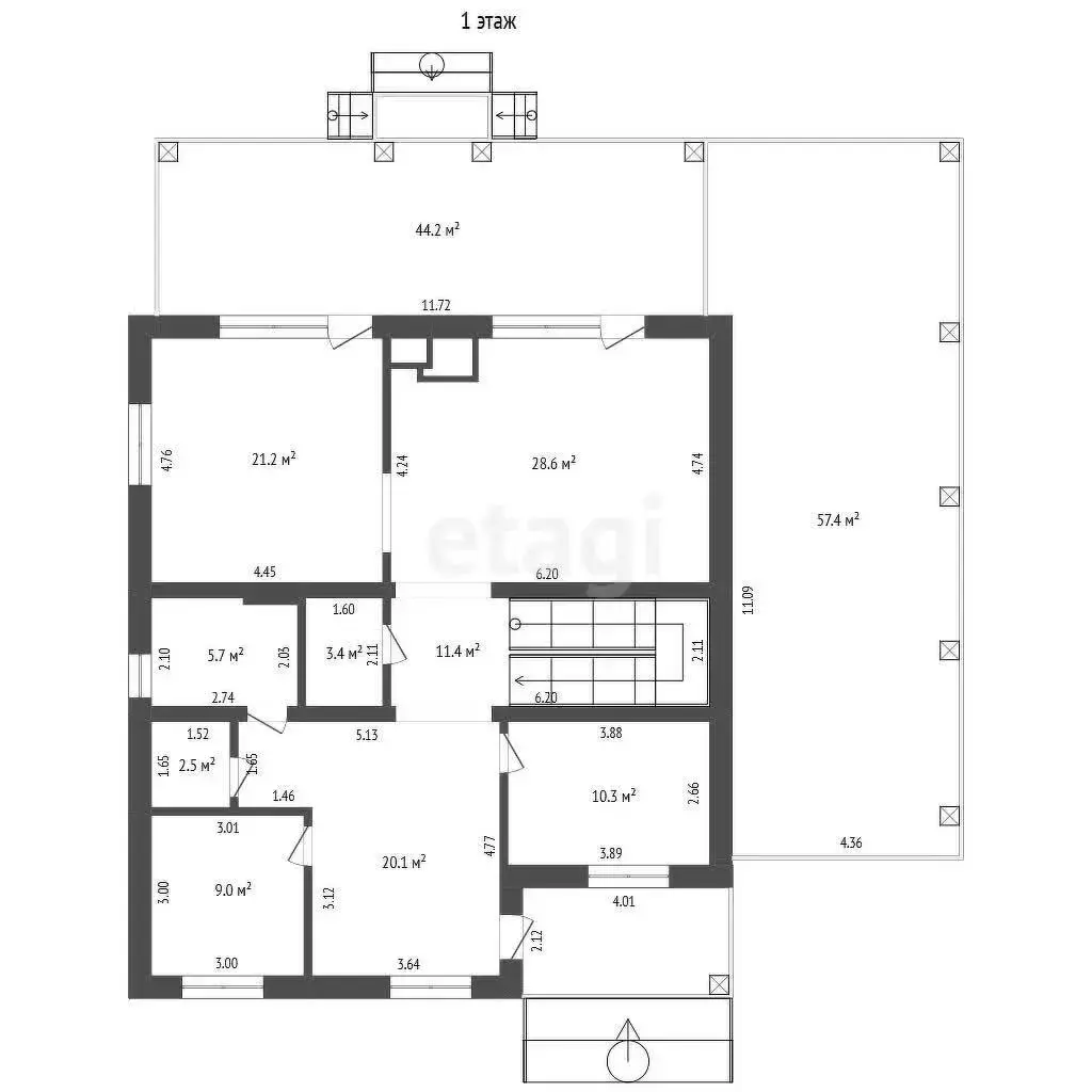 коттедж, Колодищи, ул. Энтузиастов, стоимость продажи 656 000 р.