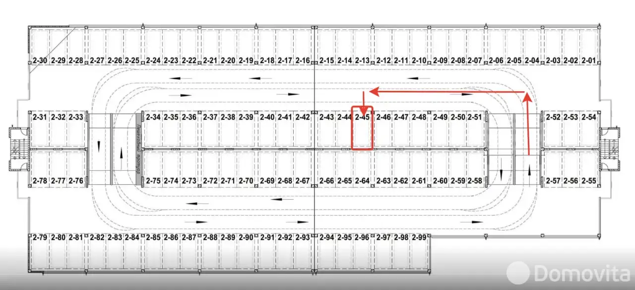 Купить машиноместо в Минске, ул. Железнодорожная, д. 19, код 9516 - фото 8