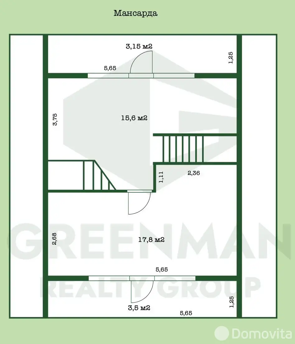Купить 4-этажную дачу в Зеркальное Минская область, 95000USD, код 182168 - фото 39