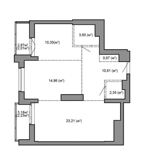 Продажа 3-комнатной квартиры в Минске, ул. Леонида Щемелёва, д. 10, 91962 EUR, код: 1065219 - фото 1