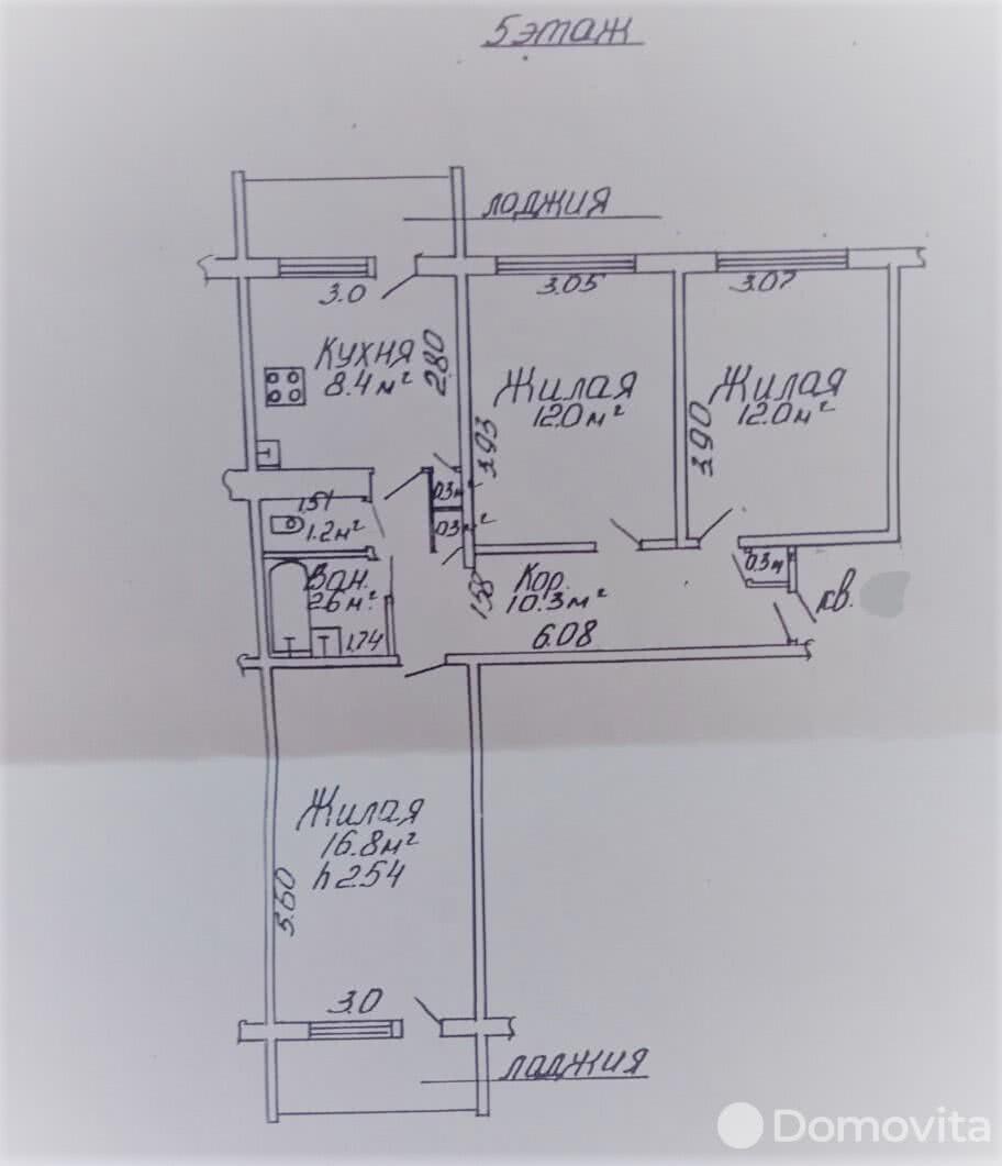 Купить 3-комнатную квартиру в Гомеле, ул. Старочерниговская, д. 11, 55000 USD, код: 1027545 - фото 6