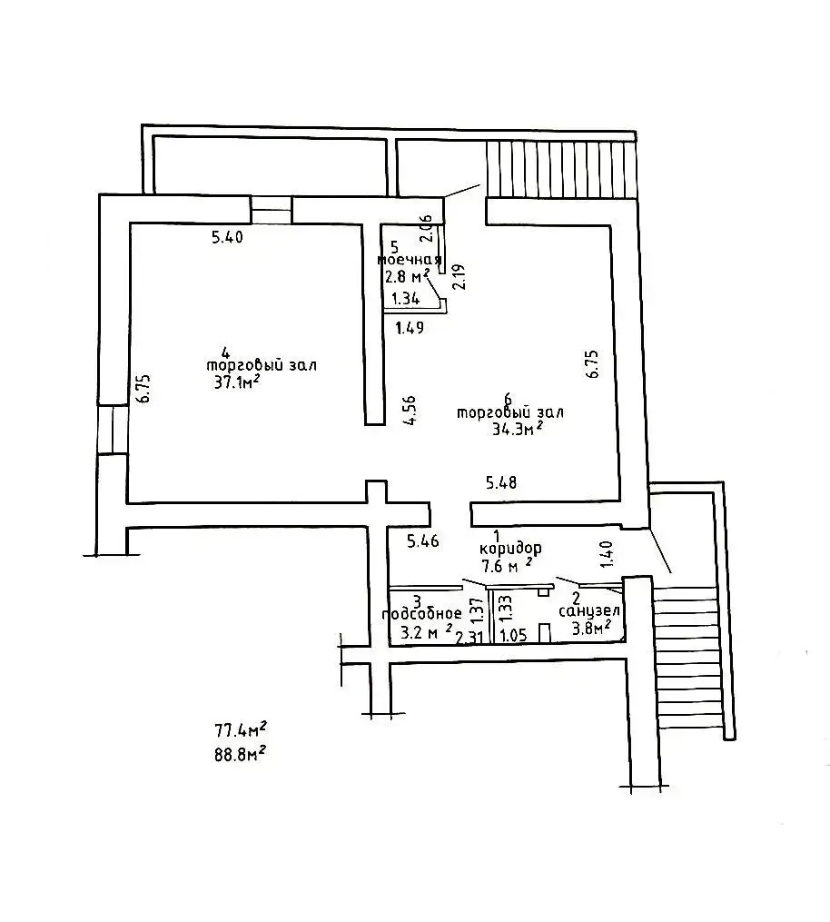 Купить помещение под сферу услуг в Витебске, пр-т Фрунзе, д. 15 - фото 29