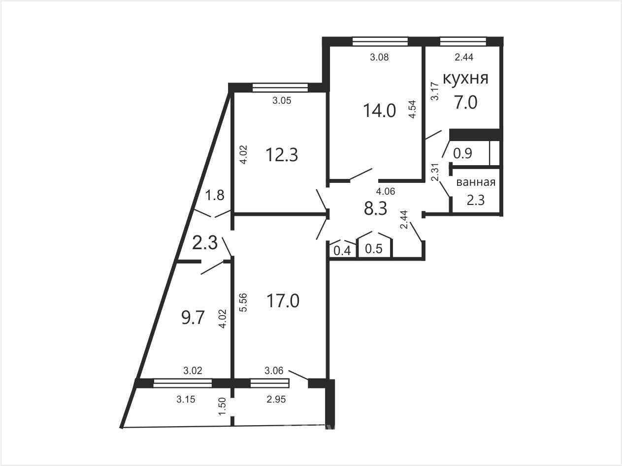 Купить 4-комнатную квартиру в Минске, ул. Илимская, д. 5, 80000 USD, код: 1084871 - фото 2