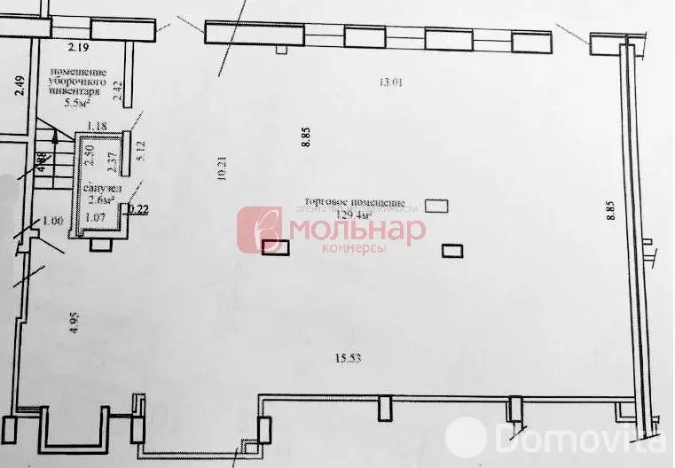 Аренда торговой точки на пр-т Победителей, д. 119 в Минске, 1925EUR, код 967537 - фото 7