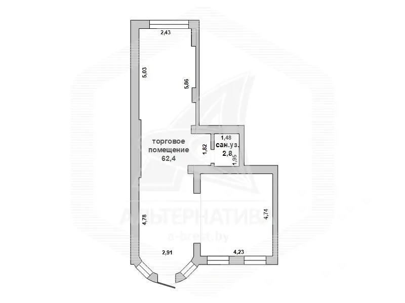 торговый объект, Брест, 