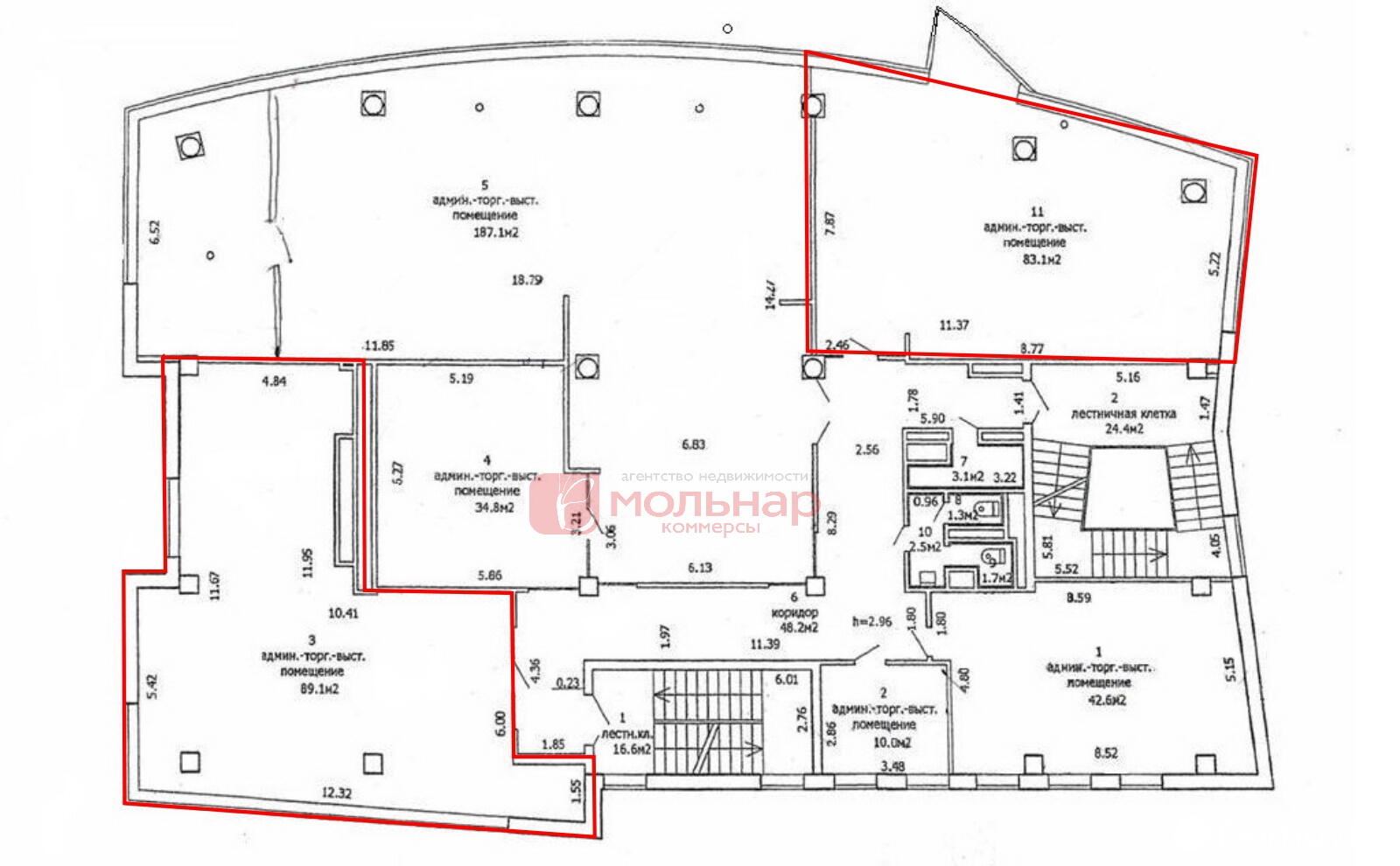 Аренда офиса на ул. Максима Богдановича, д. 153Б в Минске, 2077BYN, код 11967 - фото 15