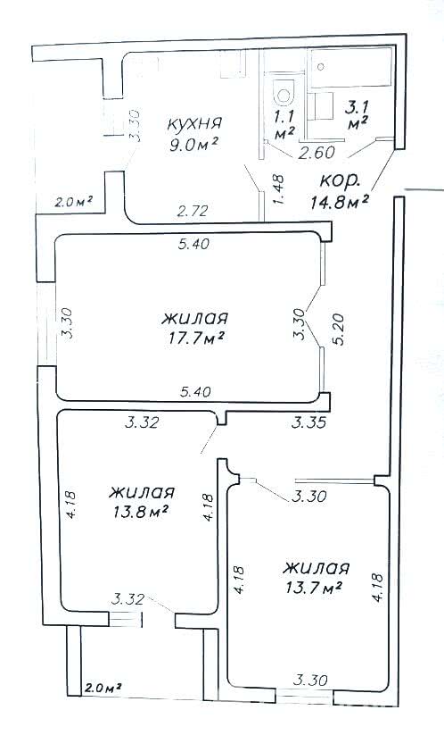 Цена продажи квартиры, Минск, ул. Одинцова, д. 103