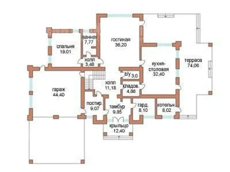 коттедж, Лесковка, ул. Каштановая, д. 20 