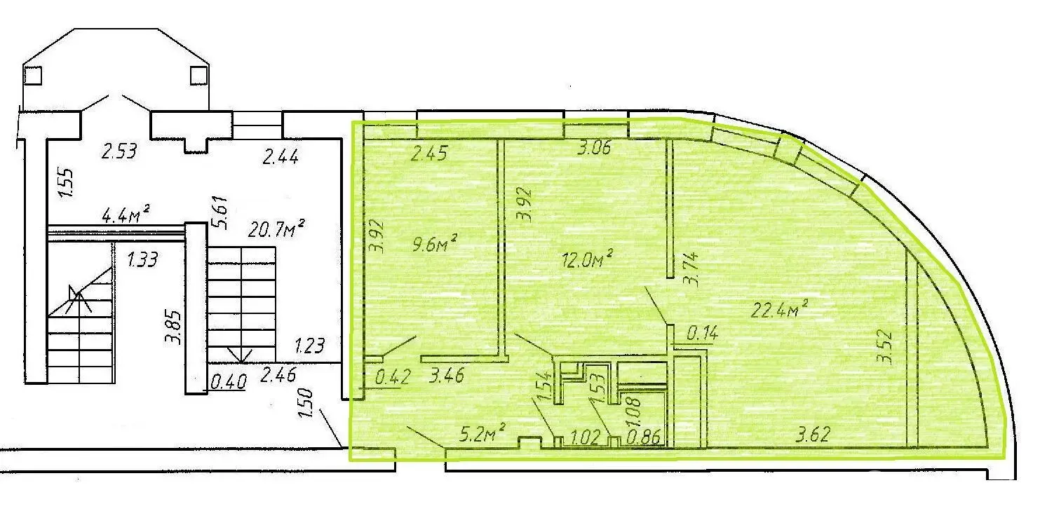 Снять офис на ул. Сурганова, д. 29 в Минске, 465EUR, код 16455 - фото 3