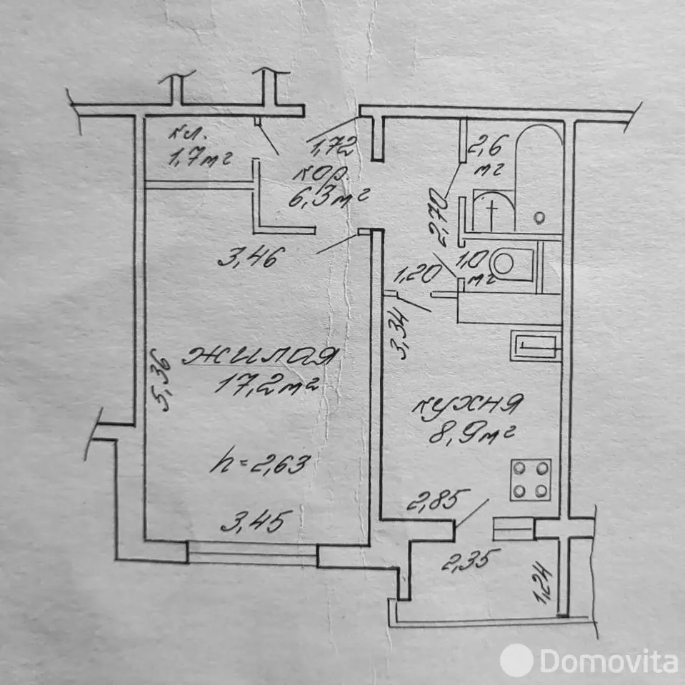 Снять 1-комнатную квартиру в Минске, ул. Рафиева, д. 83, 350USD, код 150078 - фото 17