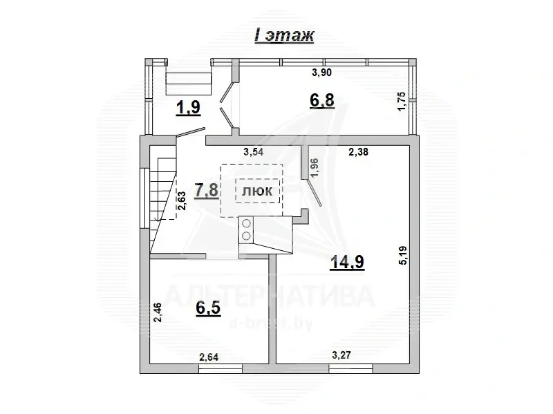 Купить 2-этажную дачу в Факел Брестгазоаппарат Брестская область, 21100USD, код 179291 - фото 33