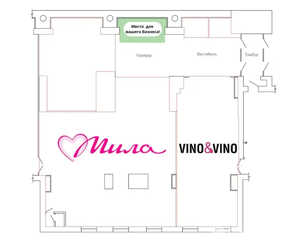 торговый объект, Минск, ул. Руссиянова, д. 4, стоимость аренды 3 043 р./мес.