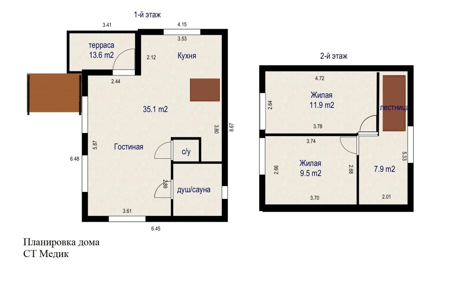 Купить 3-этажную дачу в Медик Минская область, 64900USD, код 185231 - фото 34