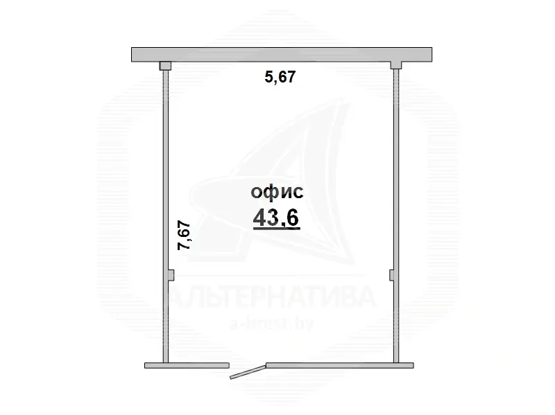 Цена продажи торгового объекта, Брест, 