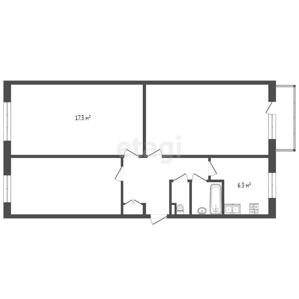 Продажа комнаты в Минске, ул. Калиновского, д. 76, цена 29000 USD, код 6655 - фото 2