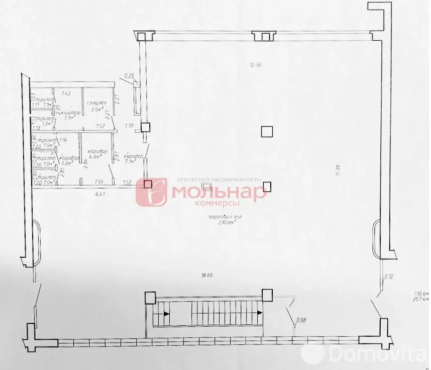 Снять торговую точку на ул. Голодеда, д. 15 в Минске, 2316EUR, код 966886 - фото 8