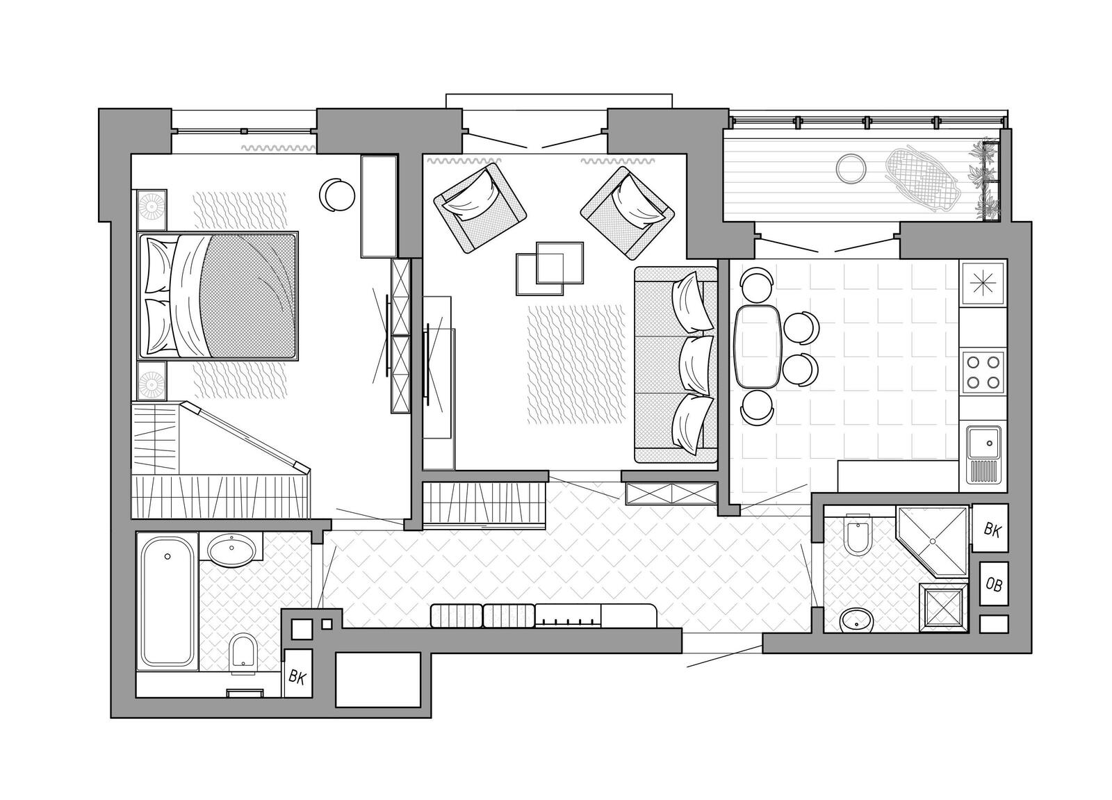 Продажа 2-комнатной квартиры в Минске, ул. Кропоткина, д. 63, 124520 USD, код: 1109323 - фото 3