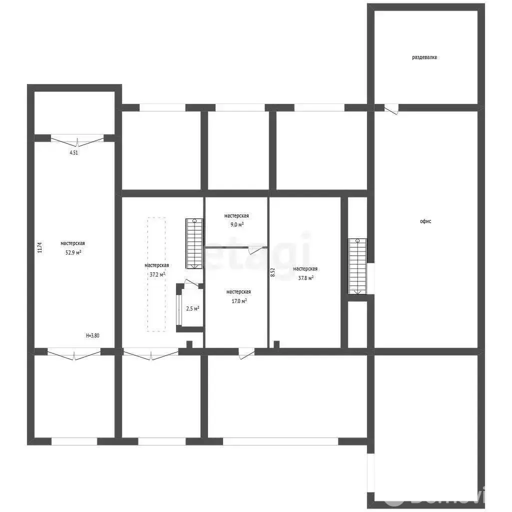 Цена продажи объекта сферы услуг, Минск, ул. Матусевича, д. 35