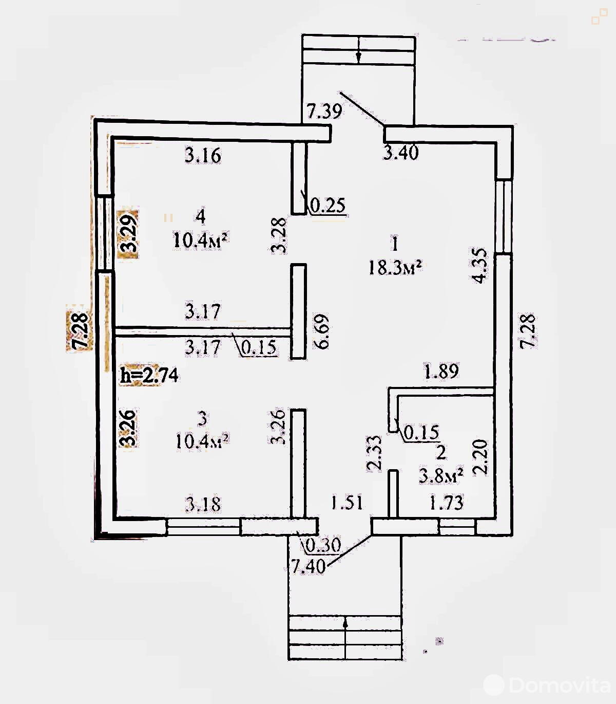 Купить 1-этажную дачу в Улыбка 1 Минская область, 15000USD, код 178916 - фото 2