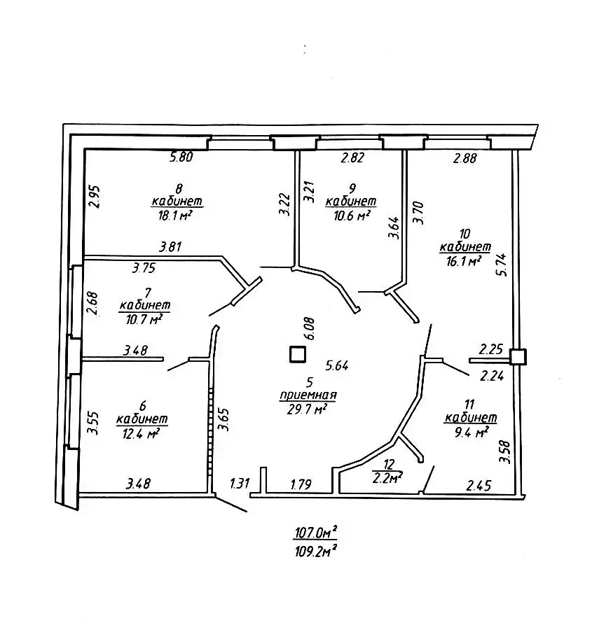 Купить офис на пер. Загородный 3-й, д. 4/В в Минске, 92800USD, код 8674 - фото 11