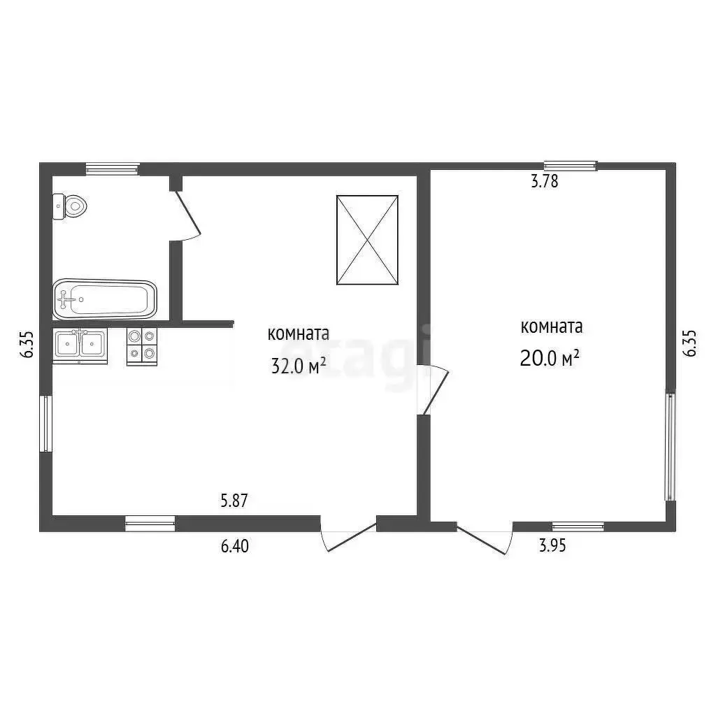 коттедж, Сухая Гора, , стоимость продажи 144 564 р.