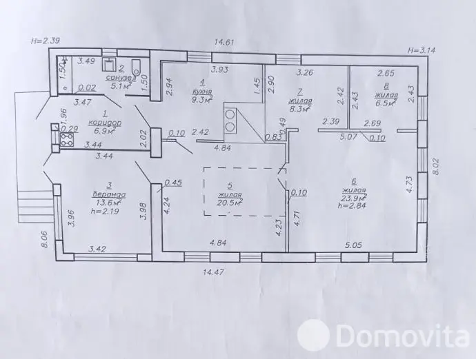 Стоимость продажи коттеджа, Солоное, ул. Центральная