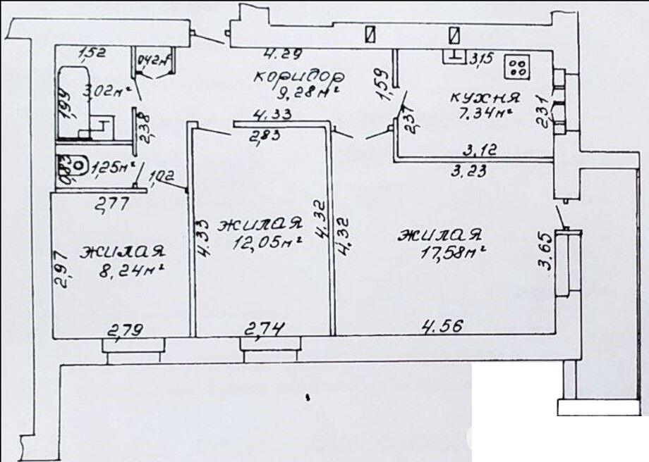 квартира, Гомель, ул. Олимпийская, д. 26, стоимость продажи 167 983 р.