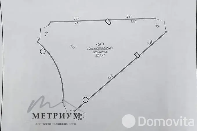 Цена продажи объекта сферы услуг, Минск, ул. Гамарника, д. 30