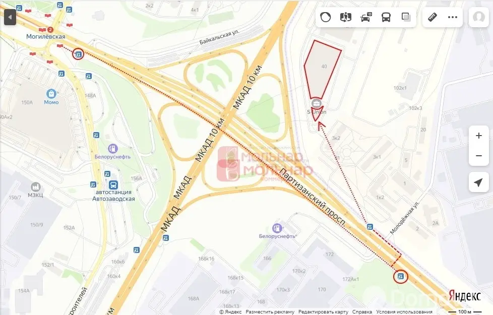 Снять офис на пр-т Партизанский, д. 40 в Минске, 916EUR, код 14287 - фото 4