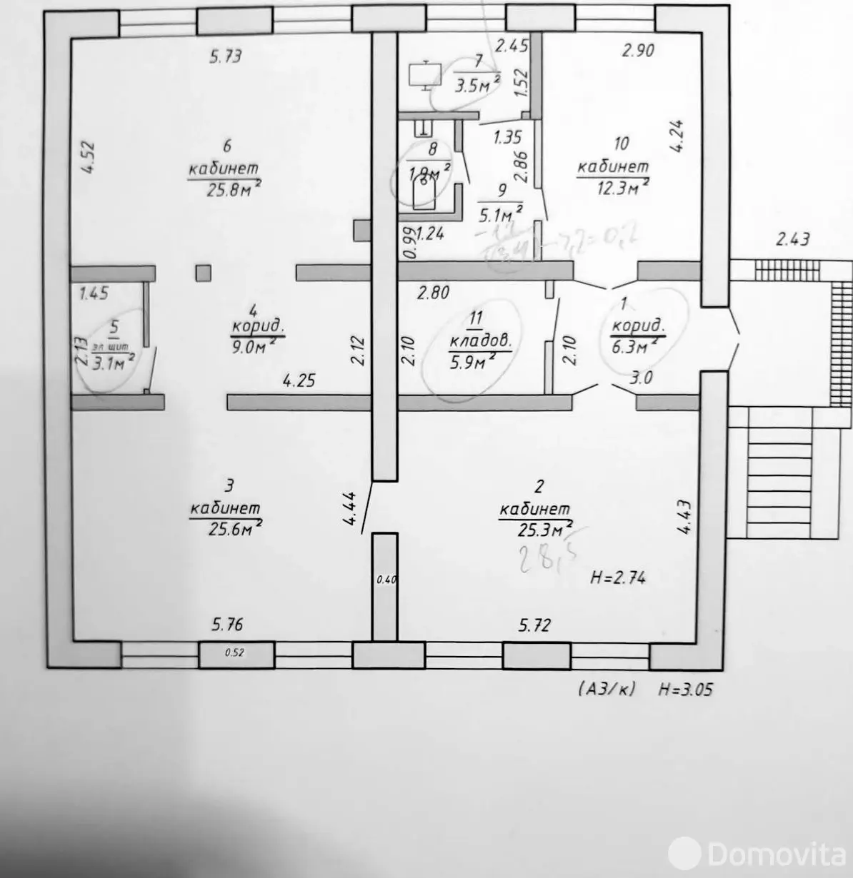 Аренда офиса на ул. Солнечная, д. 5 в Гродно, 11458BYN, код 16357 - фото 13