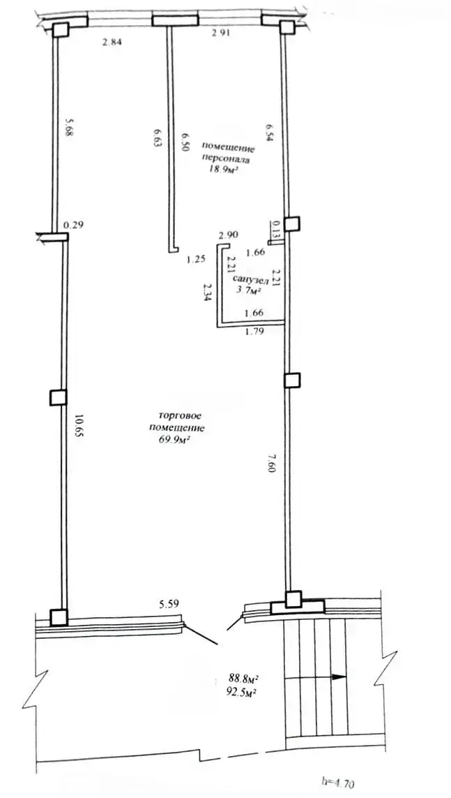 Помещение под сферу услуг в Минске, пр-т Дзержинского, д. 32, код 2995 - фото 10