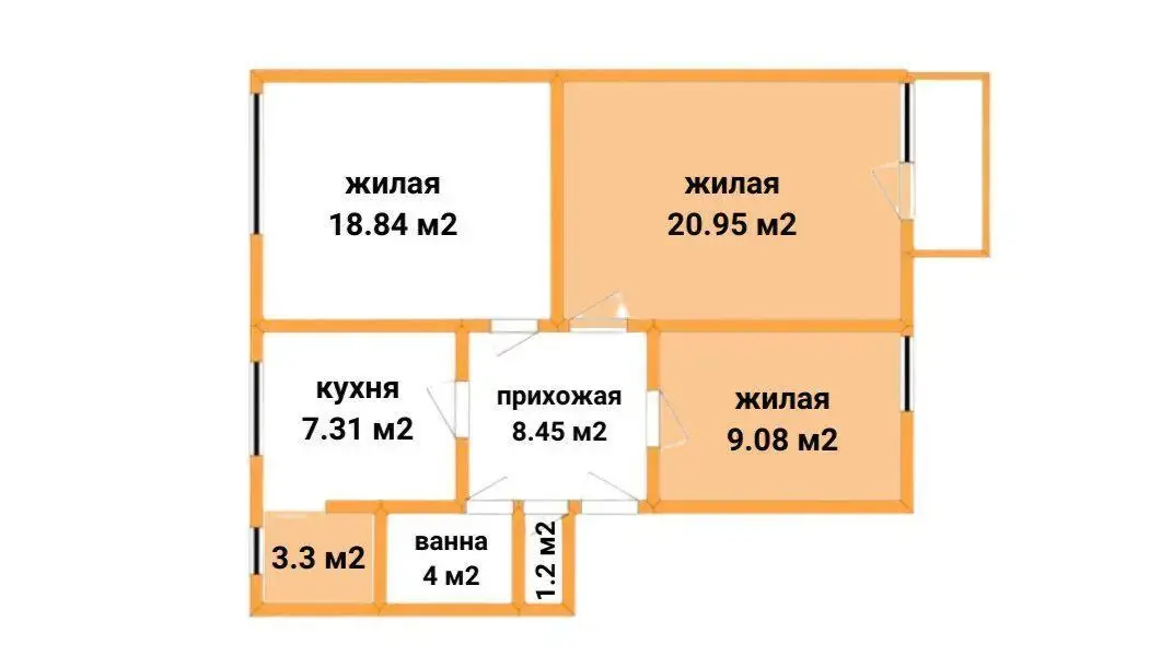 Купить комнату в Минске, ул. Центральная, д. 4, цена 50300 USD, код 6530 - фото 24
