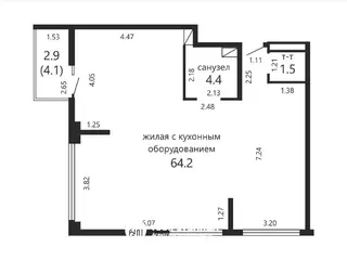 4-комнатная квартира, Минск, ул. Игоря Лученка, д. 30